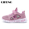 Girl Sneakers Kids summer Sport Footwear Kids Shoes for Girl Light Shoes Cute Pink Flat Shoes autumn
