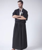 Vintage Black Japanese Men Warrior Kimono Traditional