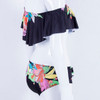 Off Shoulder Flower Swimwear Women Swimsuit Ruffles Bikini Set Off Shoulder Flower Swimwear Women Swimsuit Ruffles Bikini Set