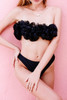 Women's Swimsuit Wrapped Chest Sexy Mesh High Waist Bikini
