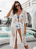 Lace embroidery cardigan beach sunscreen shirt Lace embroidery cardigan beach sunscreen shirt