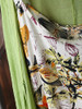 Vintage Bohemian Printed Lace Two-Piece 3/4 Sleeve Dress