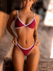 Multicolor Sexy Split Bikini