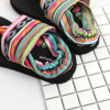 Bohemian Wrapped Flip-Flops Women Slippers Flat-bottomed Fashion Wear Non-slip Beach Shoes Bohemian Wrapped Flip-Flops Women Slippers Flat-bottomed Fashion Wear Non-slip Beach Shoes