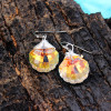 Shell Shape Bling Magic Eardrop Pendant Handmade Wire Earrings