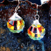 Shell Shape Bling Magic Eardrop Pendant Handmade Wire Earrings