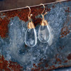 Bling Magic Moon Eardrop Pendant Handmade Wire Earrings