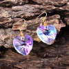 Bling Magic Moon Eardrop Pendant Handmade Wire Earrings