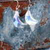 Bling Magic Moon Eardrop Pendant Handmade Wire Earrings
