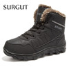 SURGUT Winter Warm Waterproof Plus Fur Snow Sneakers