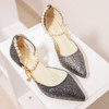 Pointed toe Pearl High heels Women Pumps