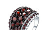 Red Garnet Pomegranate Rings