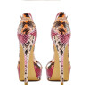 Chunky High Heel Ankle Strap Platform Sandals