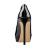 Black Platform Stiletto High Heels Pumps