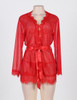 Sexy Lace Lingerie Lace-up Plus Size Nightwear