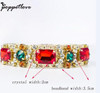 European Vintage Baroque Full Colorful Crystal Rhinestone Hairbands European Vintage Baroque Full Colorful Crystal Rhinestone Hairbands