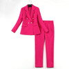 Rose Double-breasted Pant Suit