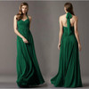 Long Chiffon Halter Back Bridesmaids Dress Long Chiffon Halter Back Bridesmaids Dress