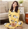19 Colors Women Pajamas Suits Spring Autumn Cartoon Female Long-sleeve Pajama Pants Milk Silk Pajamas Suits tracksuit