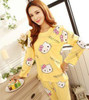 19 Colors Women Pajamas Suits Spring Autumn Cartoon Female Long-sleeve Pajama Pants Milk Silk Pajamas Suits tracksuit