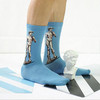 Fashion Art  Cotton Crew Socks  Painting Character Pattern for Women Men Harajuku Design Sox Calcetines Van Gogh
