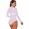 Nude Transparent Sexy Bodysuit Women Rompers Bodycon Jumpsuit Long Sleeve Mesh Bodysuit Sheer See Through Turtleneck Bodysuits Nude Transparent Sexy Bodysuit Women Rompers Bodycon Jumpsuit Long Sleeve Mesh Bodysuit Sheer See Through Turtleneck Bodysuits