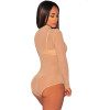 Nude Transparent Sexy Bodysuit Women Rompers Bodycon Jumpsuit Long Sleeve Mesh Bodysuit Sheer See Through Turtleneck Bodysuits Nude Transparent Sexy Bodysuit Women Rompers Bodycon Jumpsuit Long Sleeve Mesh Bodysuit Sheer See Through Turtleneck Bodysuits