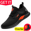 Work Safety Shoes Anti-Smashing Steel Toe Puncture Proof Sneakers Boots for Men