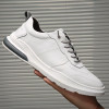 2020 New Genuine Leather Shoes Men Sneakers Men Fashion White Shoes