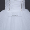 HOT Free shipping white princess wedding dress 2015 plus size fashionable cheap dresses wedding gown Vestidos De Novia Y219
