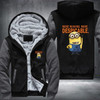 Minion Men's Women's Printing Pattern Thicken Fleece Zipper Hoodies