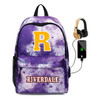Unisex Riverdale South Side Serpents USB charging Backpack