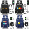Pac-man USB Charging canvas Backpack