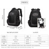 Multifunction Rucksack Waterproof Oxford Black Computer Backpacks