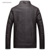 Causal Leather Long Sleeve Winter Thick Pocket Jackets