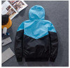 Spring Patchwork Reflective Waterproof Windbreaker Men Coat