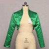 Stain Pink Wedding Top Bolero Wraps Bridal Jacket Cape Mariage Long Sleeves Red Bridal Bolero Coat Bolerko Damskie