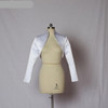 Stain Pink Wedding Top Bolero Wraps Bridal Jacket Cape Mariage Long Sleeves Red Bridal Bolero Coat Bolerko Damskie