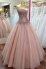 Sweetheart Ruffles Appliques Sequins Wedding Dress,Strapless Bodice Long Train Lace Wedding Gowns OMW17