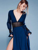 Backless Split-side Hollow Maxi Dress
