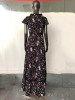 Asymmetric Deep V-neck Bohemia Maxi Dress Asymmetric Deep V-neck Bohemia Maxi Dress