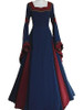 Vintage Medieval Flare Sleeves Maxi Dresses