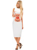 Stylish Women Xmas dress bodycon round neck sleeveless ladies casual party dress