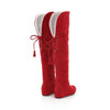 Thick fur snow boots flat Boots over-knee