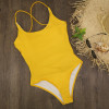 Solid Color one piece swimsuit Sexy Cross Halter Swimwear Bathing Suits Beach Wear Backless Swimsuit Solid Color one piece swimsuit Sexy Cross Halter Swimwear Bathing Suits Beach Wear Backless Swimsuit