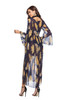 2018 new arrival Loose printed dress speaker sleeve large size women s clothing