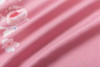 New Lotus leaf print A Hem V-neck chiffon short-sleeved dress