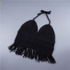 Sexy Halter Knit Tassel Bohemia Beach Tops
