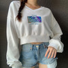 Fashion White Fleeces Long Sleeves Fashion White Fleeces Long Sleeves