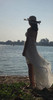 Spaghetti Strap Backless Irregular Beach Maxi Long Dress